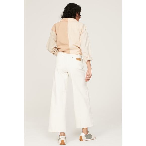 Wrangler Worldwide 661 White Wide Leg High Rise Denim Jeans Size 26 - Picture 3 of 16